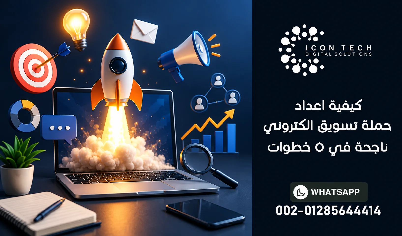 كيفية اعداد حملة تسويق الكتروني ناجحة في 5 خطوات